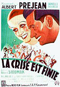 Crise est finie, La (1934)